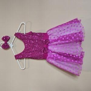 IC Weissman Sparkling Plum Purple Kids Costume Dress